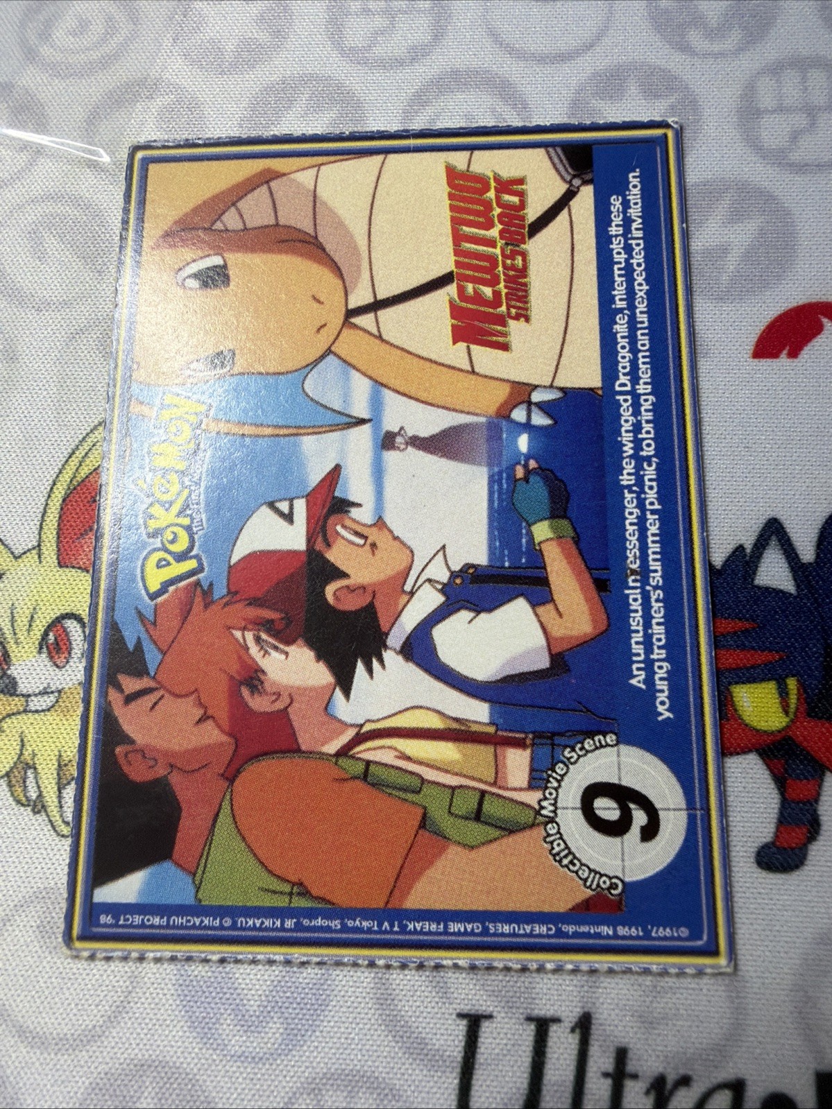 Magmar #126 – 1999 PokeTrivia Pokemon Mewtwo Strikes Back Burger King Card HP