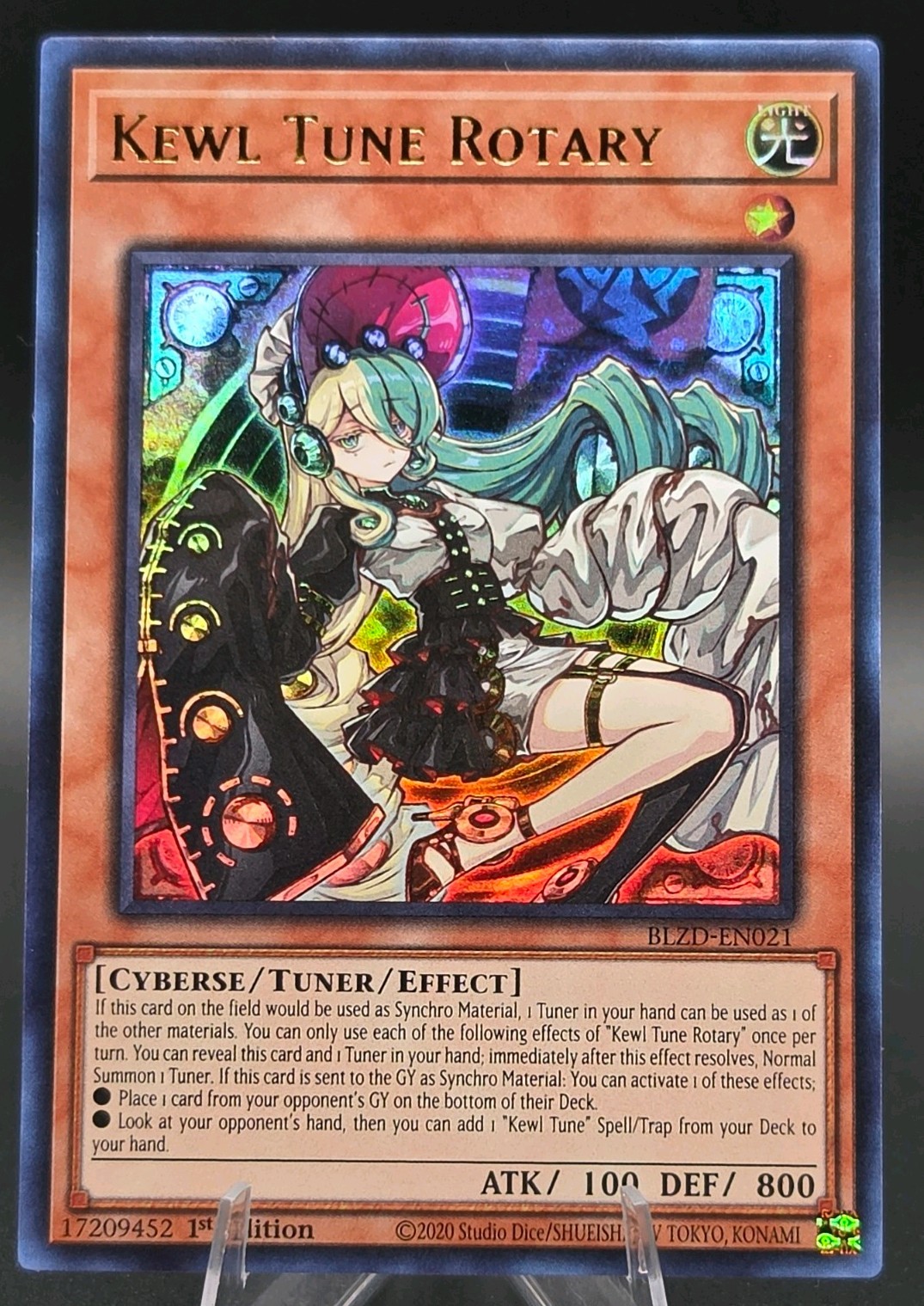 Kewl Tune Rotary | BLZD-EN021 | Ultra Rare 1st Edition Blazing Dominion Yugioh!