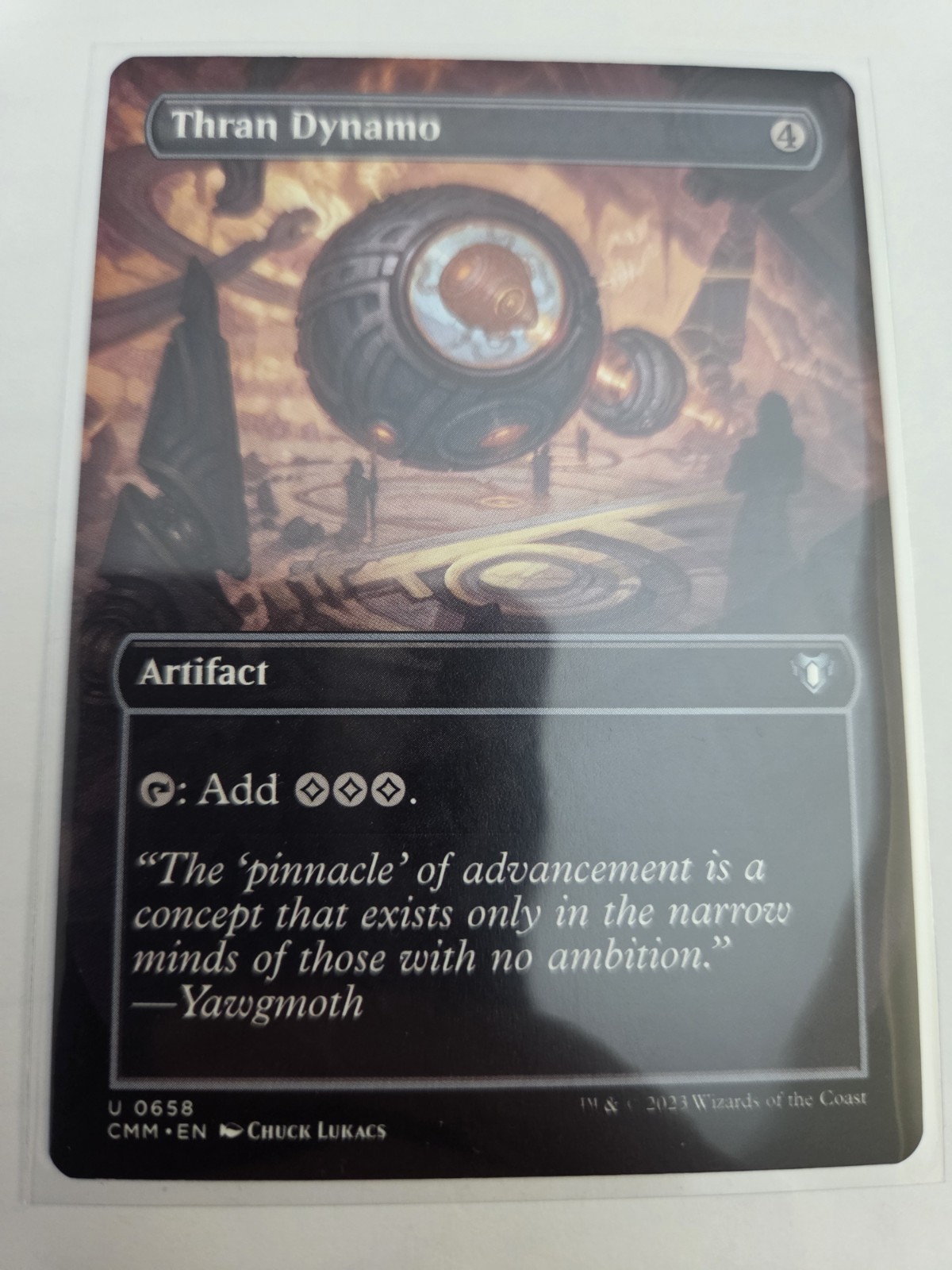 mtg, Thran Dynamo (Borderless) Commander Masters Regular NM