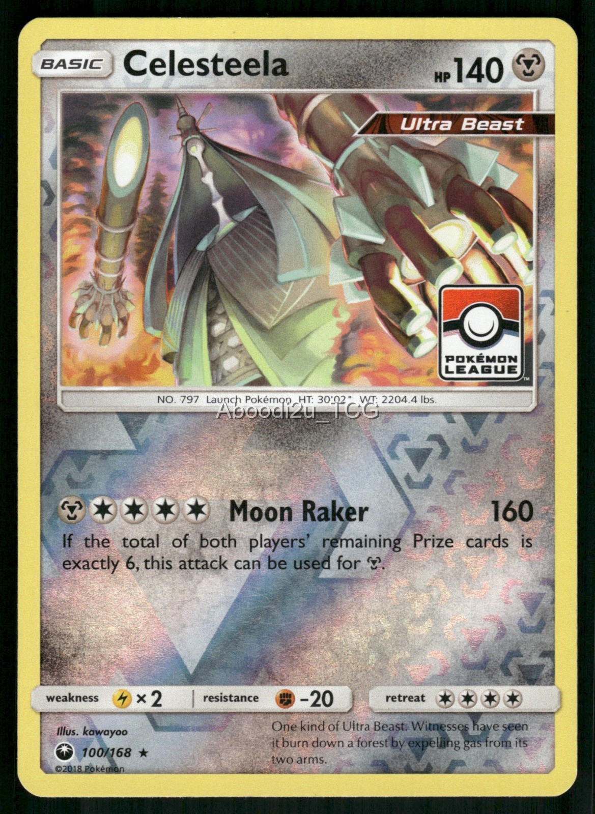 Celesteela Holo Rare SM – Celestial Storm 100/168 NM