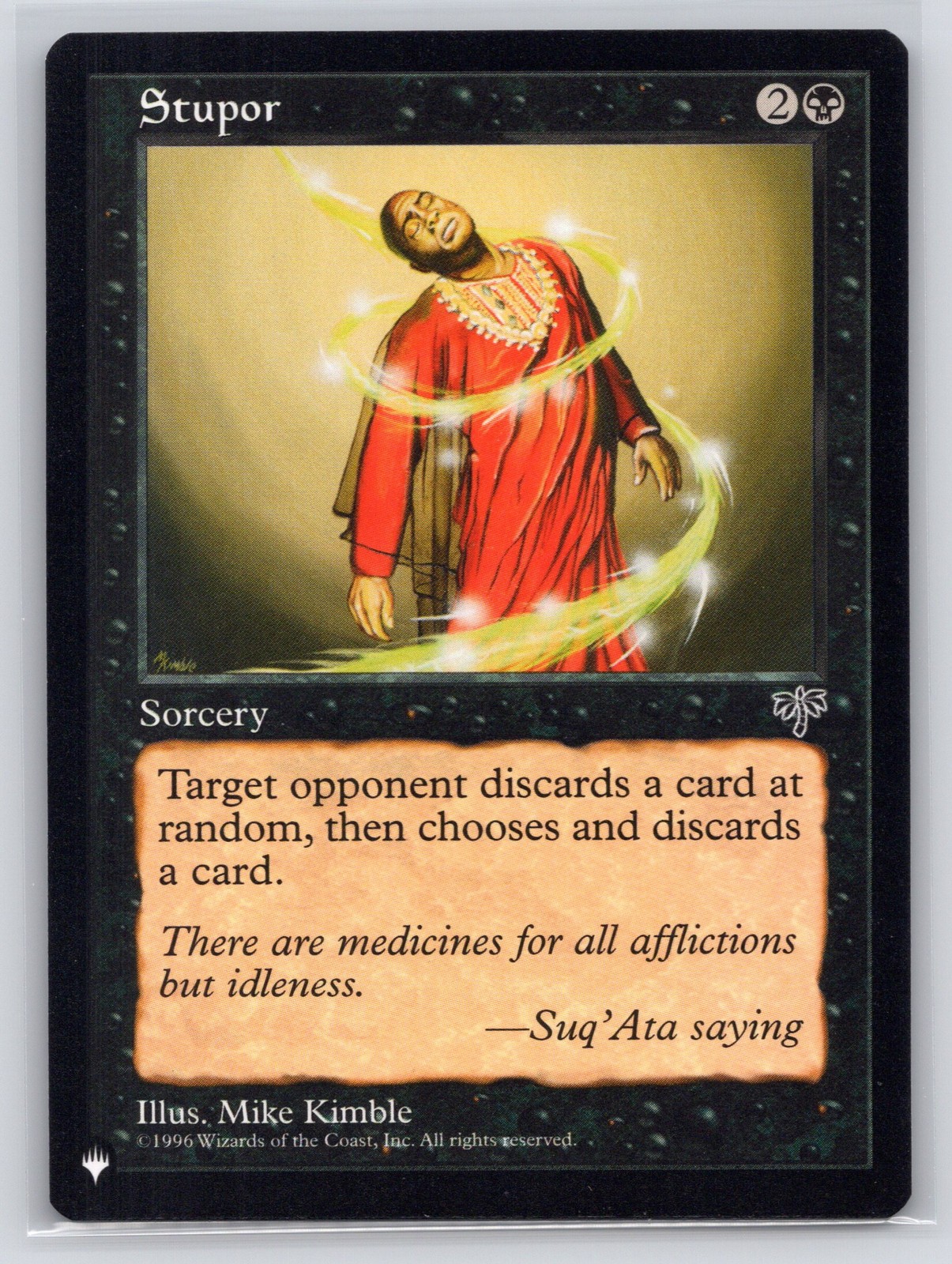MTG NM Normal Stupor U The List Reprints