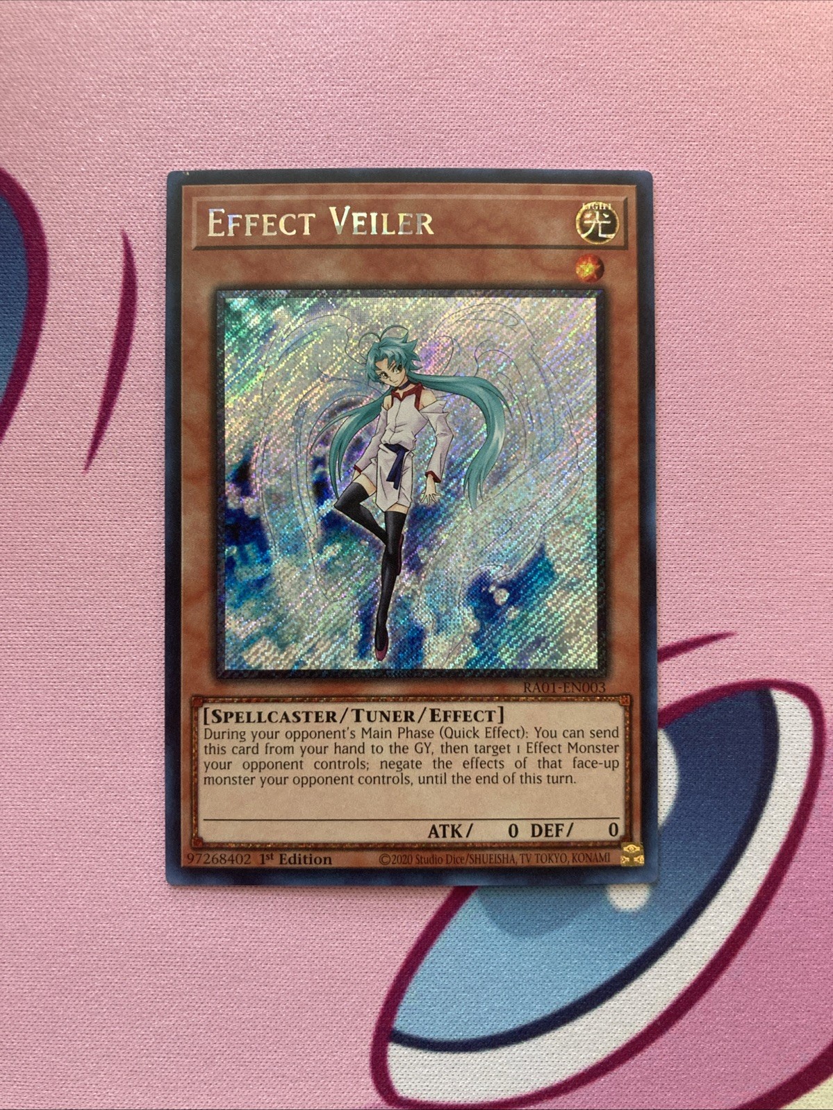 Effect Veiler – Platinum Secret Rare – RA01-EN003 – NM 1st Ed