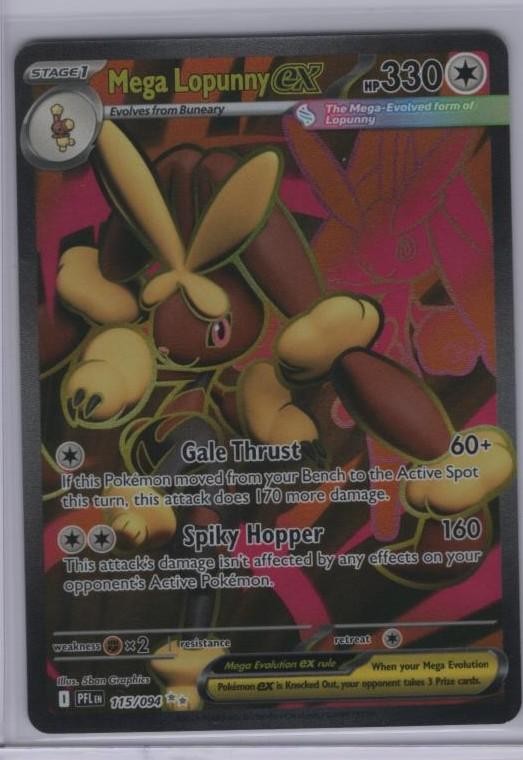 ME02: Phantasmal Flames #115/094 Mega Lopunny ex