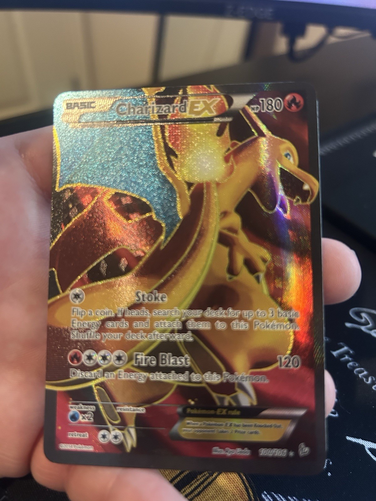 Charizard EX (100 Full Art) 100/106 Flashfire Holo