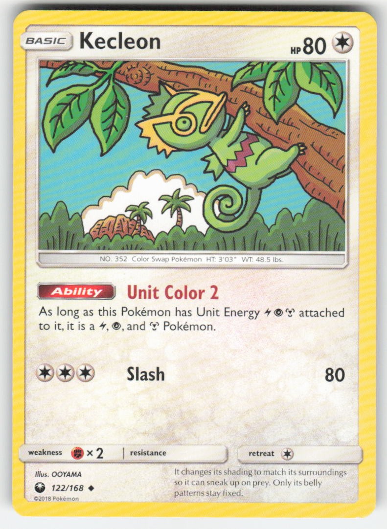 Pokemon TCG SM Celestial Storm Kecleon #122/168