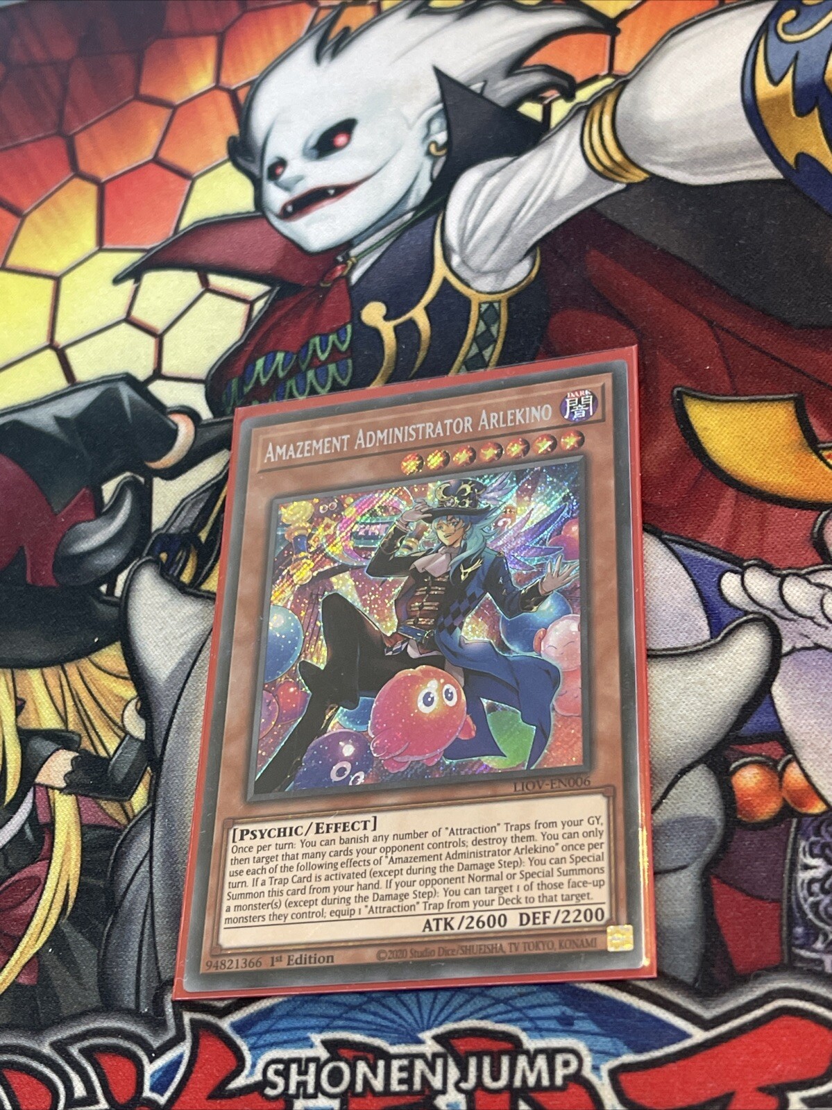 Yu-Gi-Oh! Arlekino Administrator of the Incredible: SE LIOV-FR006 English NM