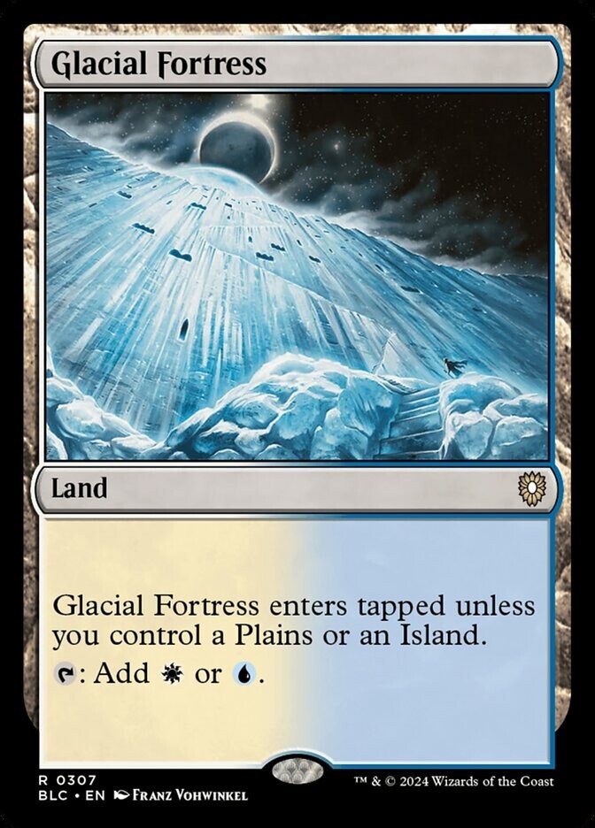 Glacial Fortress 0307 Non Foil Rare Bloomburrow Commander MTG NM