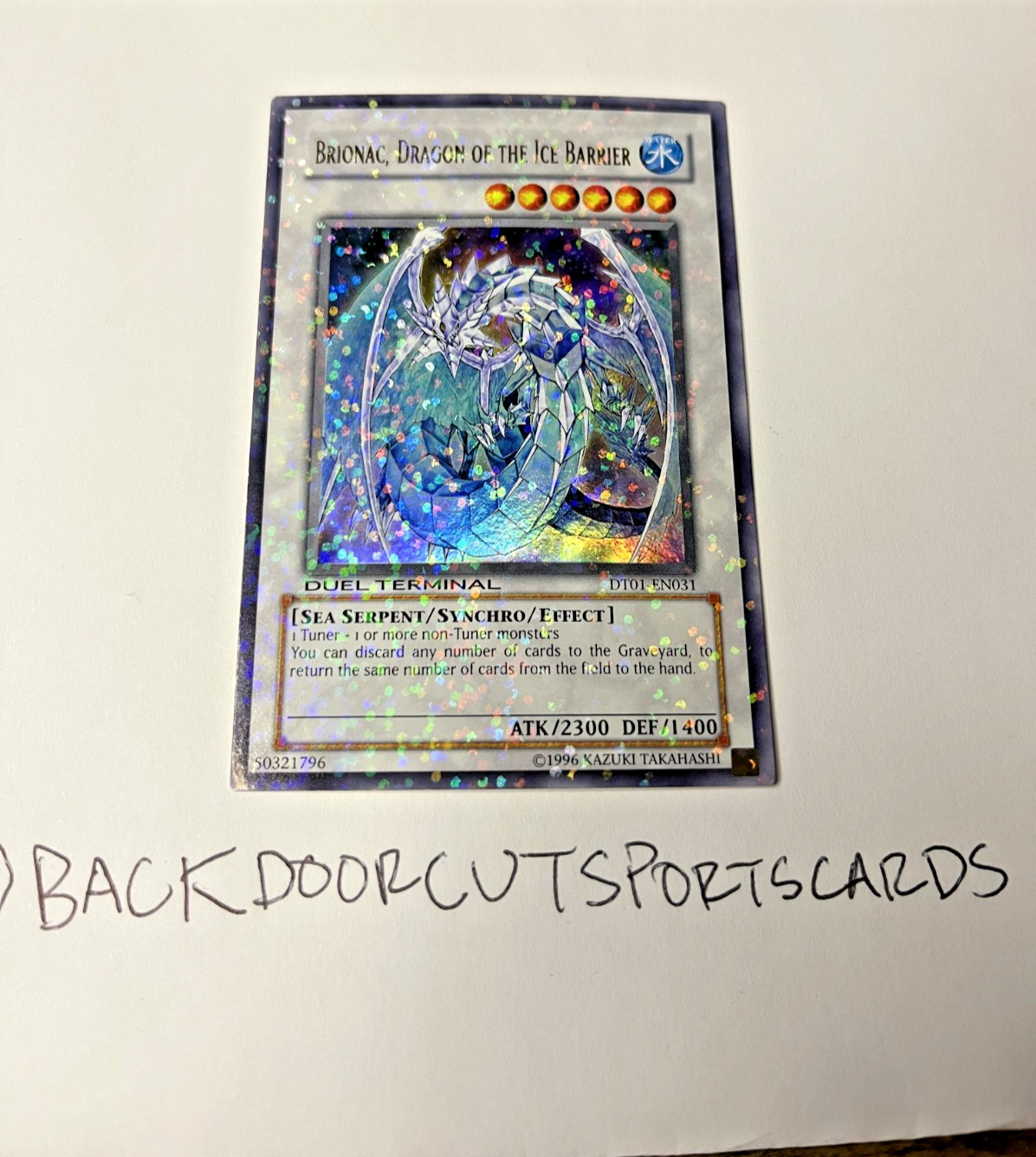 Brionac, Dragon of the Ice Barrier DT01-EN031 Duel Terminal 1 Limited Edition