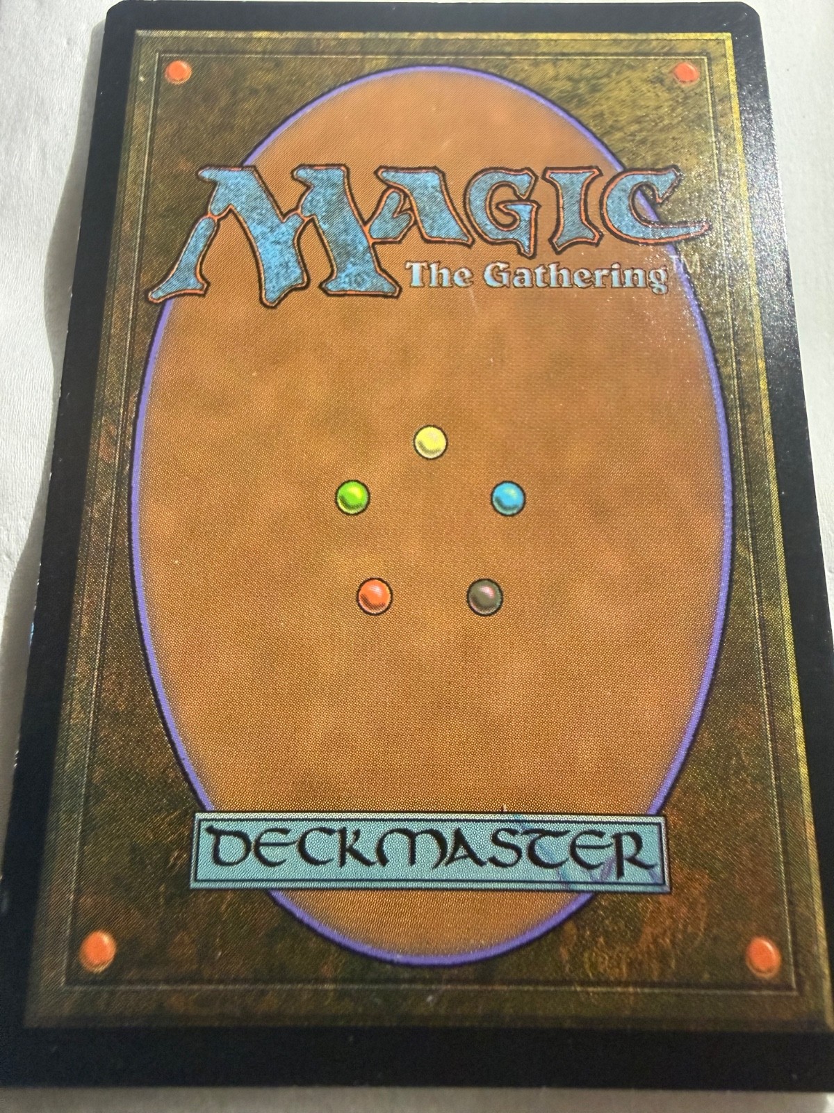 MTG Hand Acrylic Painted Custom Altered Mountain Marvel FF Thing! Only one made!