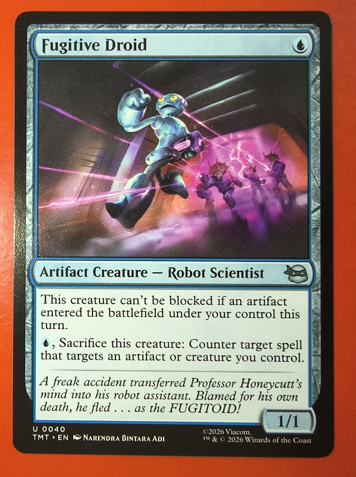 MTG, FUGITIVE DROID, UNCOMMON, 0040, NM, TMT, REGULAR FINISH