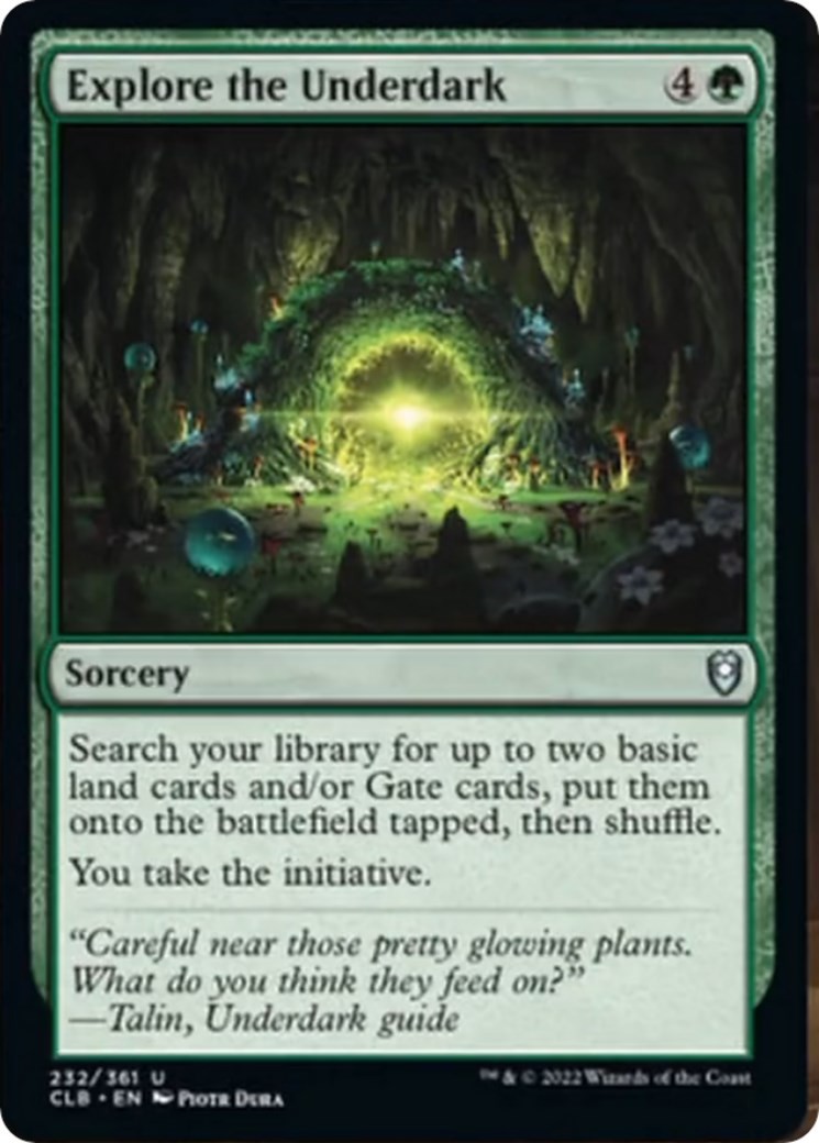 NM – Explore the Underdark [CLB – 232] Commander Legends: Battle for Baldur’s…