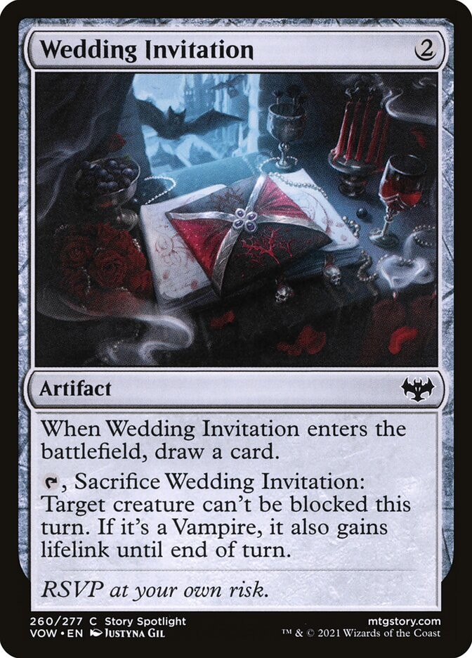 Wedding Invitation Foil (260) Innistrad: Crimson Vow VOW MTG Magic