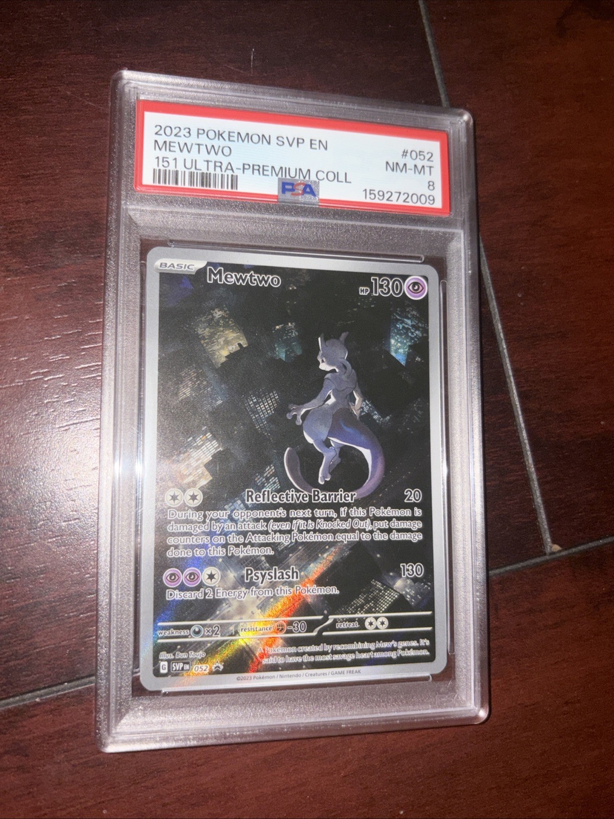 Mew Two PSA 10 Promo 151 Sir Upc Box Exclusive PSA NM 8 Near Mint Clean Centered