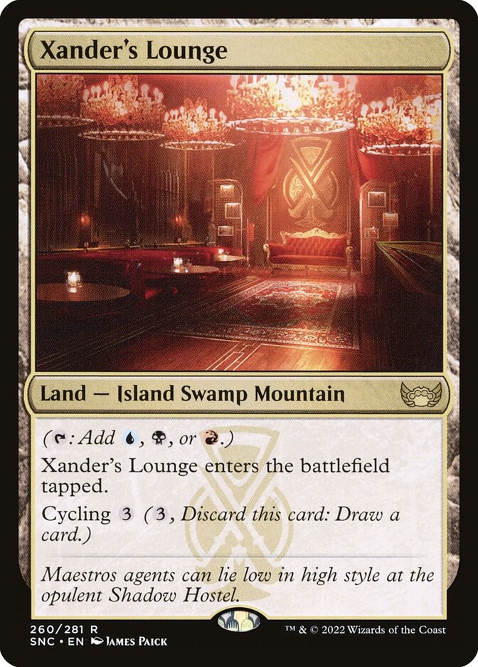 MTG Magic the Gathering Xander’s Lounge (260/547) Streets of New Capenna NM