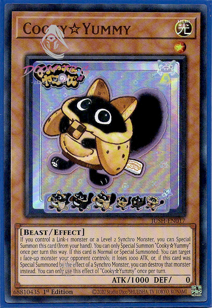 Yugioh! Cooky☆Yummy JUSH-EN017 (UR) 1st Ed “Yummy Support”