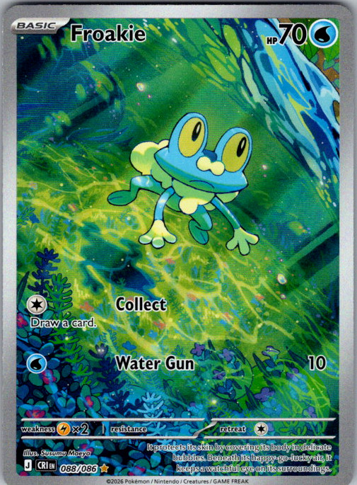 Froakie 088/086 Me04: Chaos Rising Holo