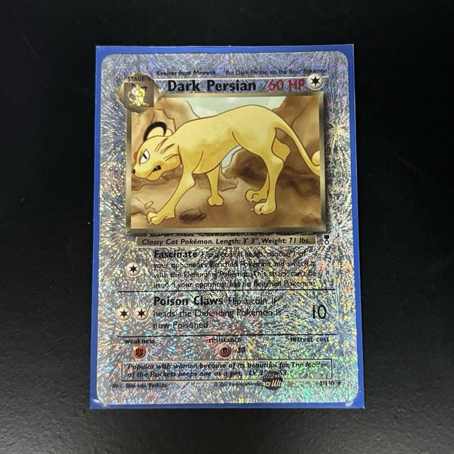 Dark Persian 7/82 Team Rocket Holo Rare Pokemon TCG Eng