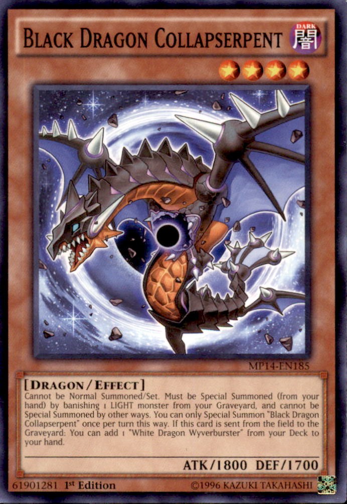 Black Dragon Collapserpent MP14-EN185 201 Mega Pack Yu-Gi-Oh 1st Edition NM