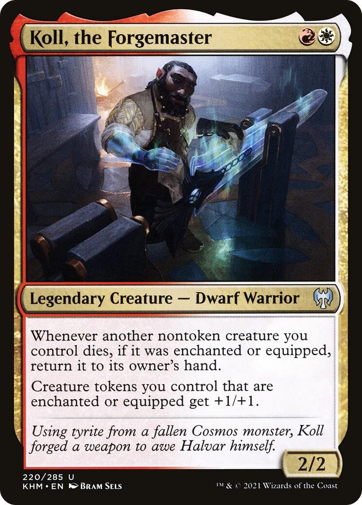 Koll, the Forgemaster – 220 – NM – Kaldheim