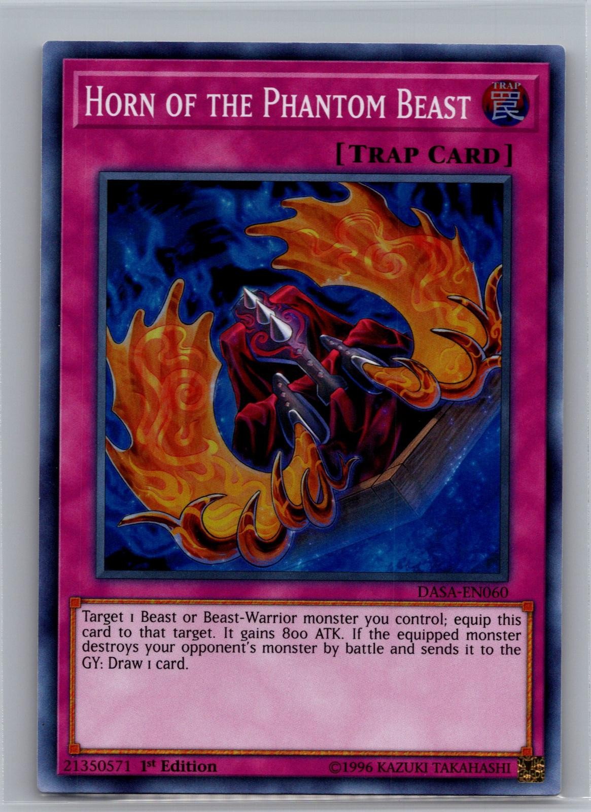 Horn of the Phantom Beast DASA-EN060 SR 1st Edition NM