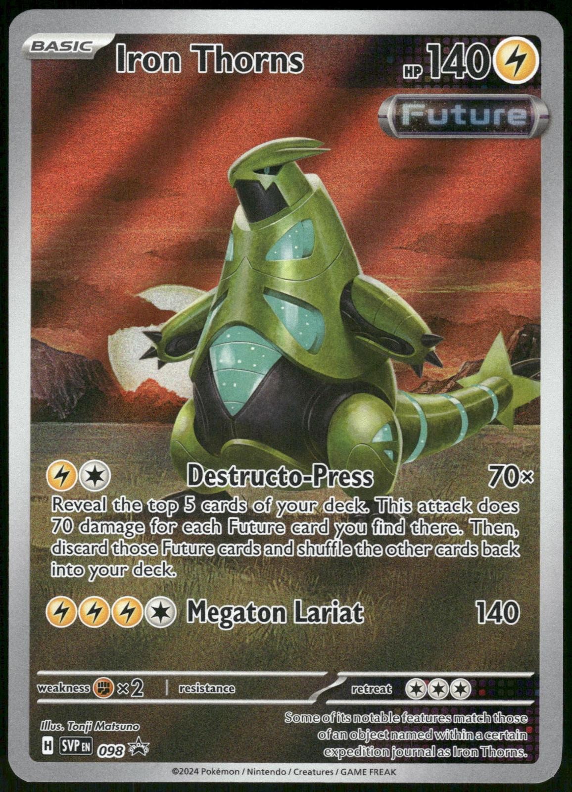 Iron Thorns 098 Holo Holo P Scarlet & Violet Promo