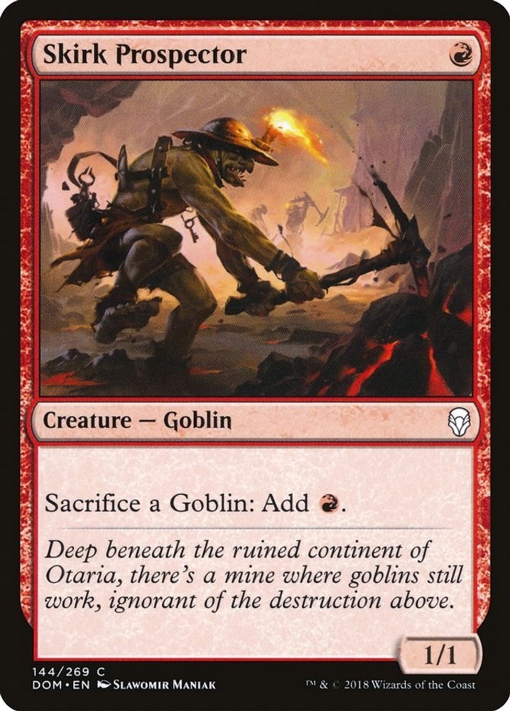 NM – Skirk Prospector [DOM – 144] Dominaria