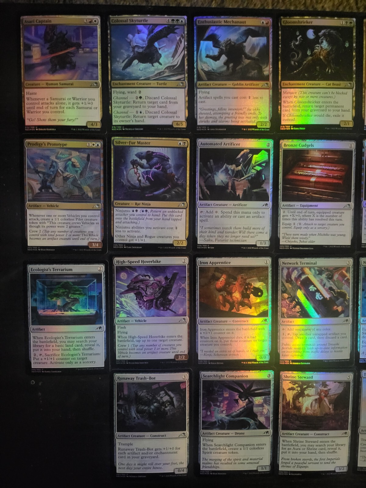 FOIL Common Uncommon Kamigawa Neon Dynasty Tamiyo Safekeeping Secluded Courtyard