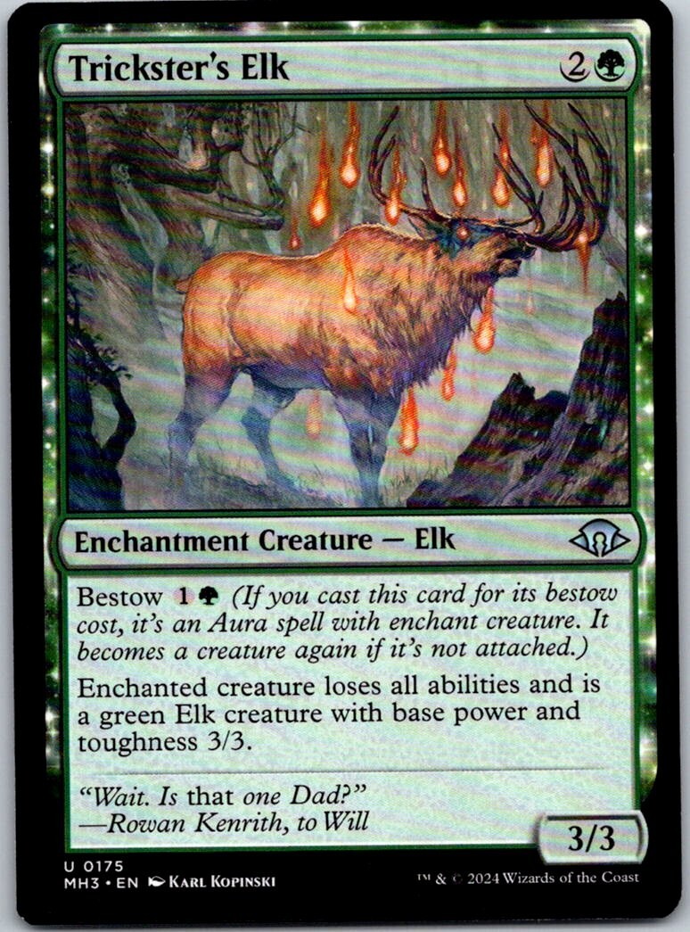 Magic the Gathering Trickster’s Elk Modern Horizons 3 MTG Free Shipping!