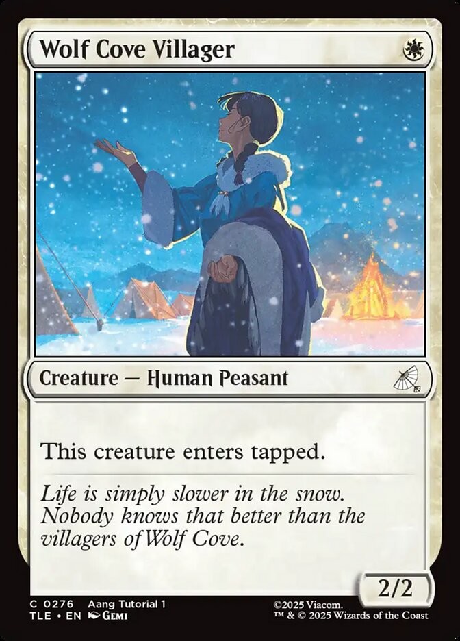 MTG Wolf Cove Villager (276/319) Avatar The Last Airbender Eternal NM – Tutorial
