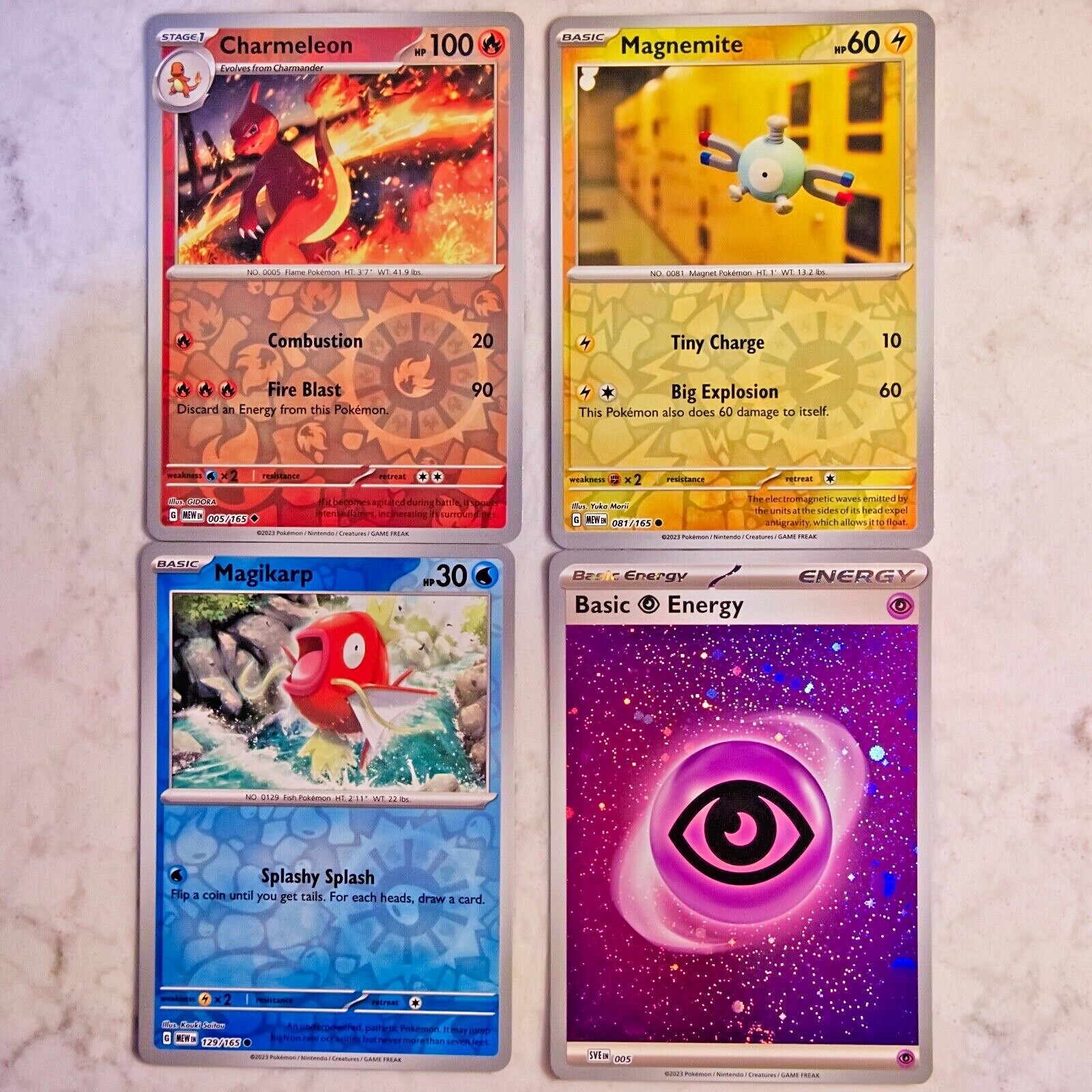 Pokemon 151 Reverse Holo Commons/Uncommons – Pick A Card Singles