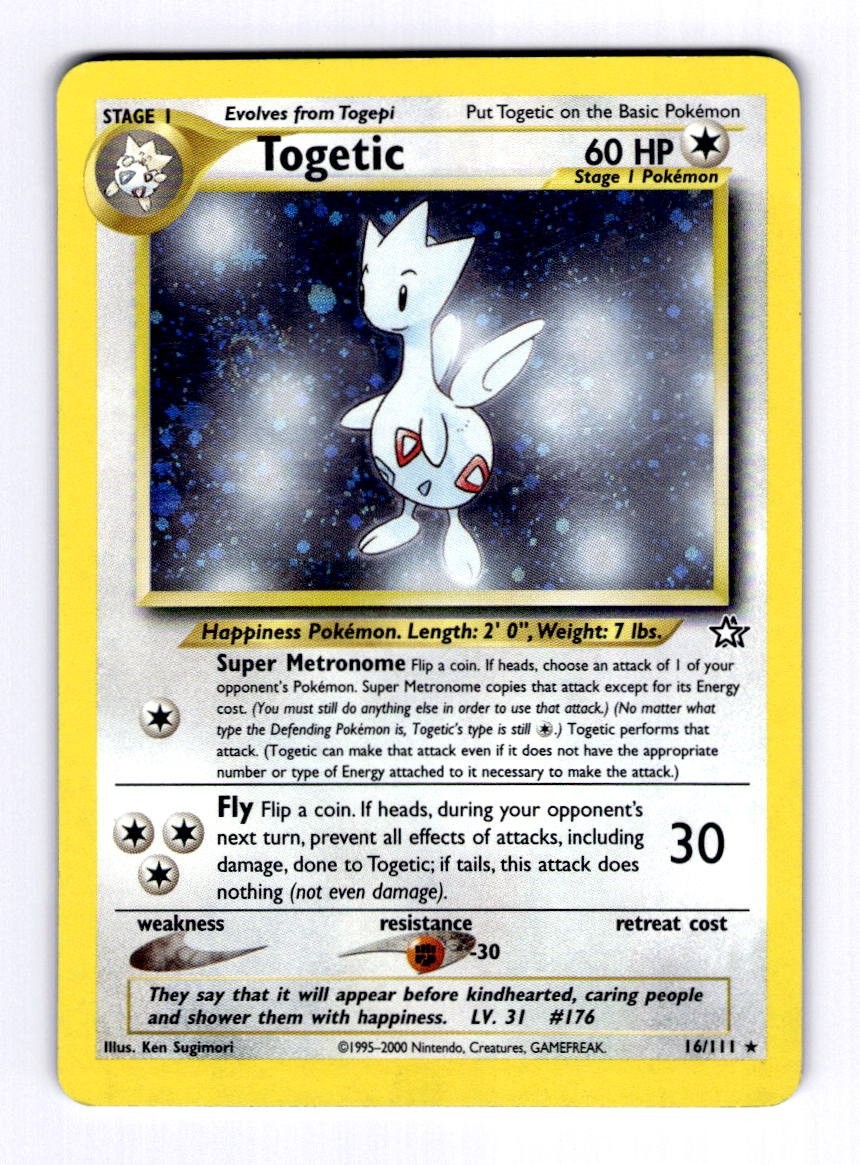 Togetic Neo Genesis #016 (2000) Holo HP Pokemon