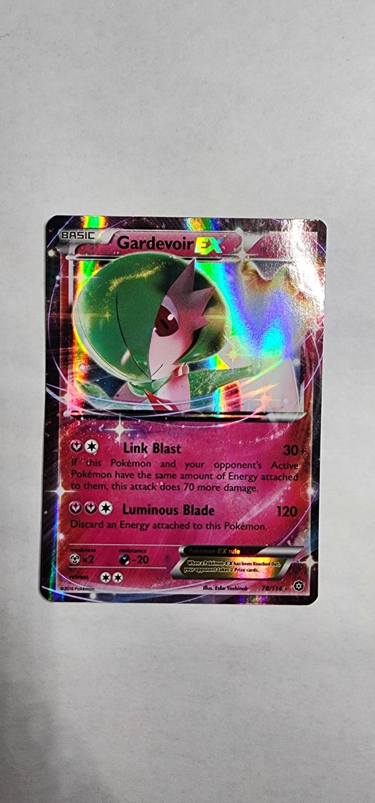 Gardevoir EX 78/114 XY – Steam Siege Holo
