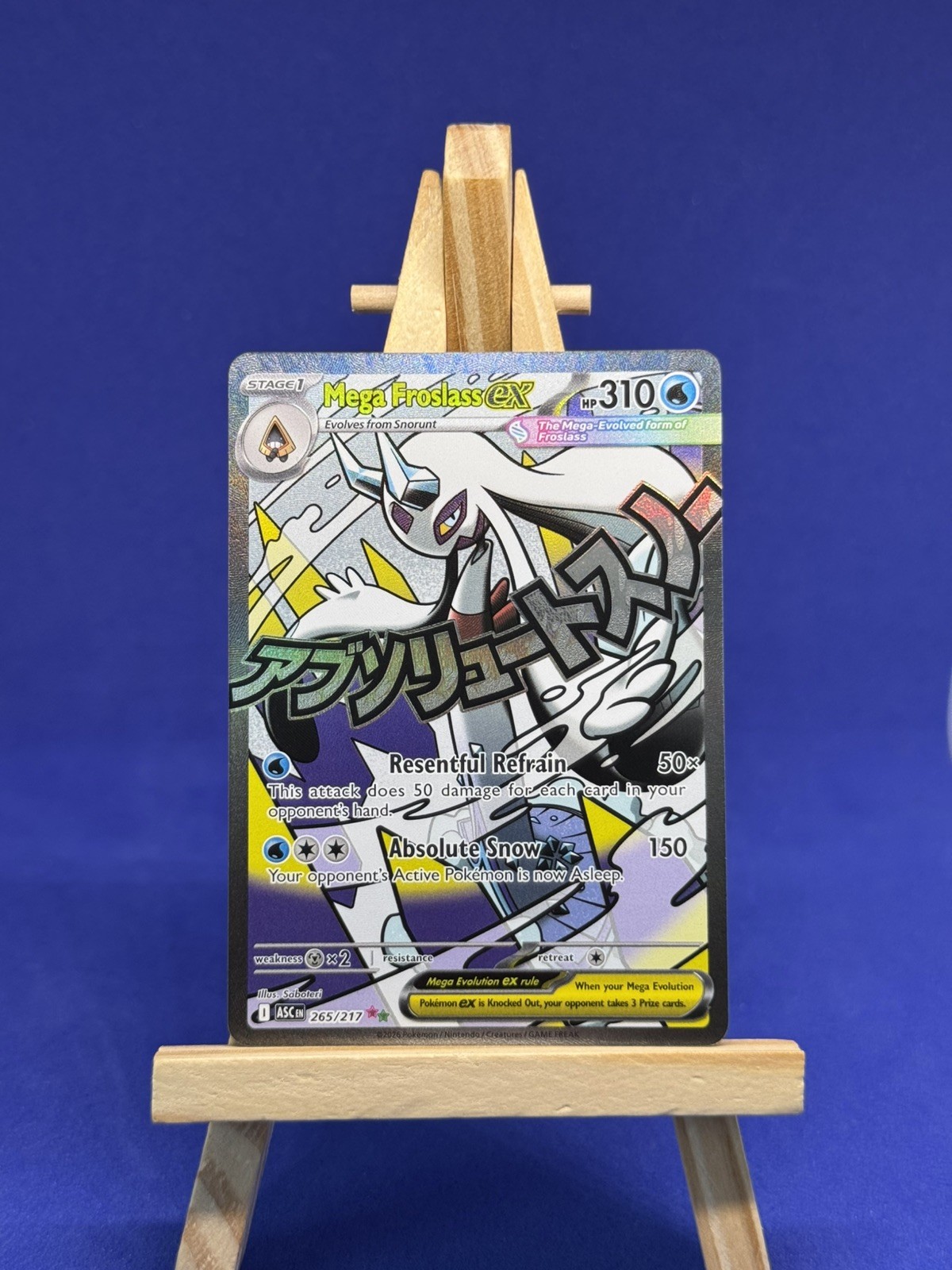 Pokemon TCG Mega Froslass EX 265/217 – Mega Attack Rare – Ascended Heroes – NM