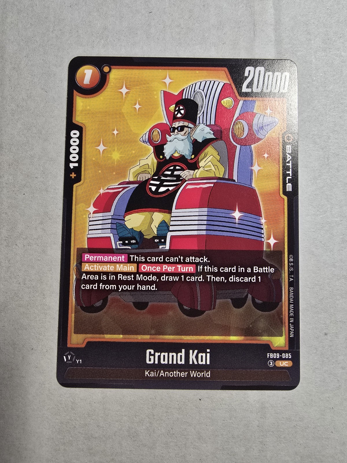 Dragon Ball Fusion World FB09-085 Grand Kai Un Common