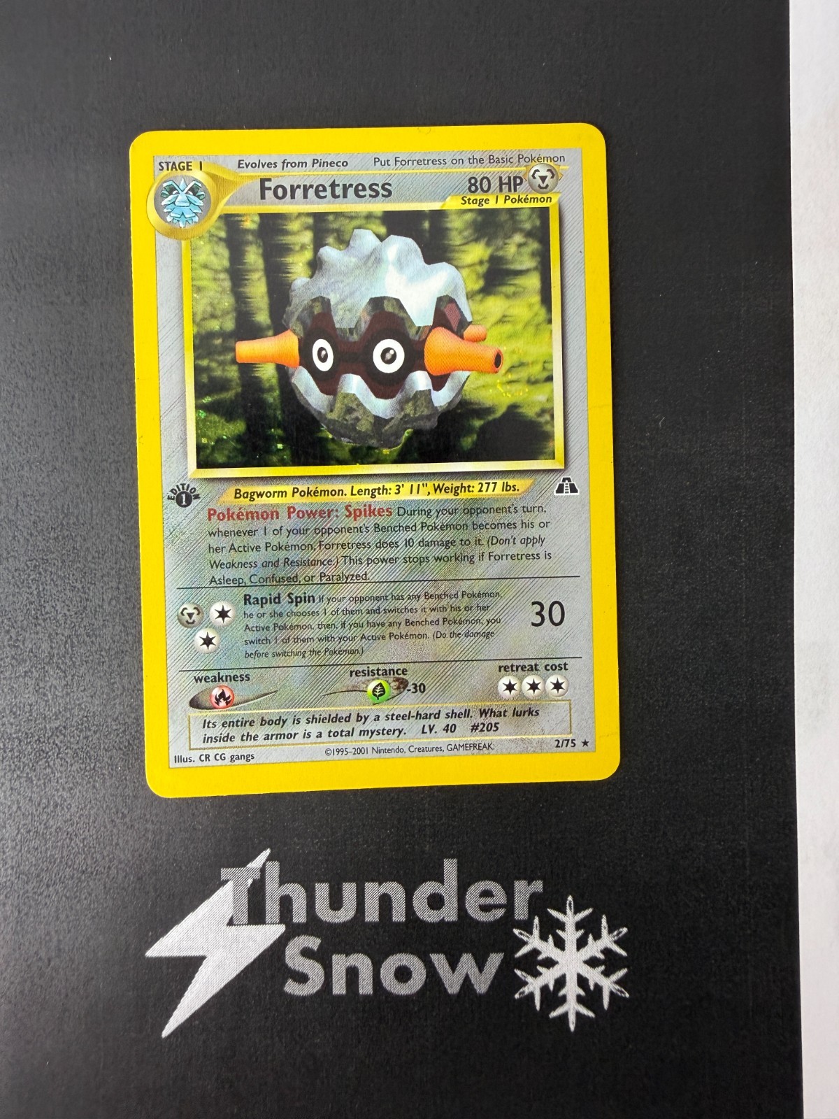 Forretress Holo #2 1st Edition 2001 Pokemon Neo Discovery