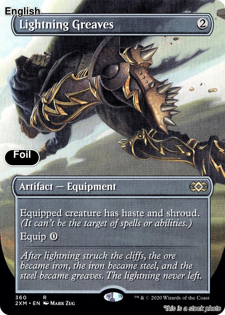 Lightning Greaves (Borderless) EN [2XM – 360] – LP [Foil] TCG MTG