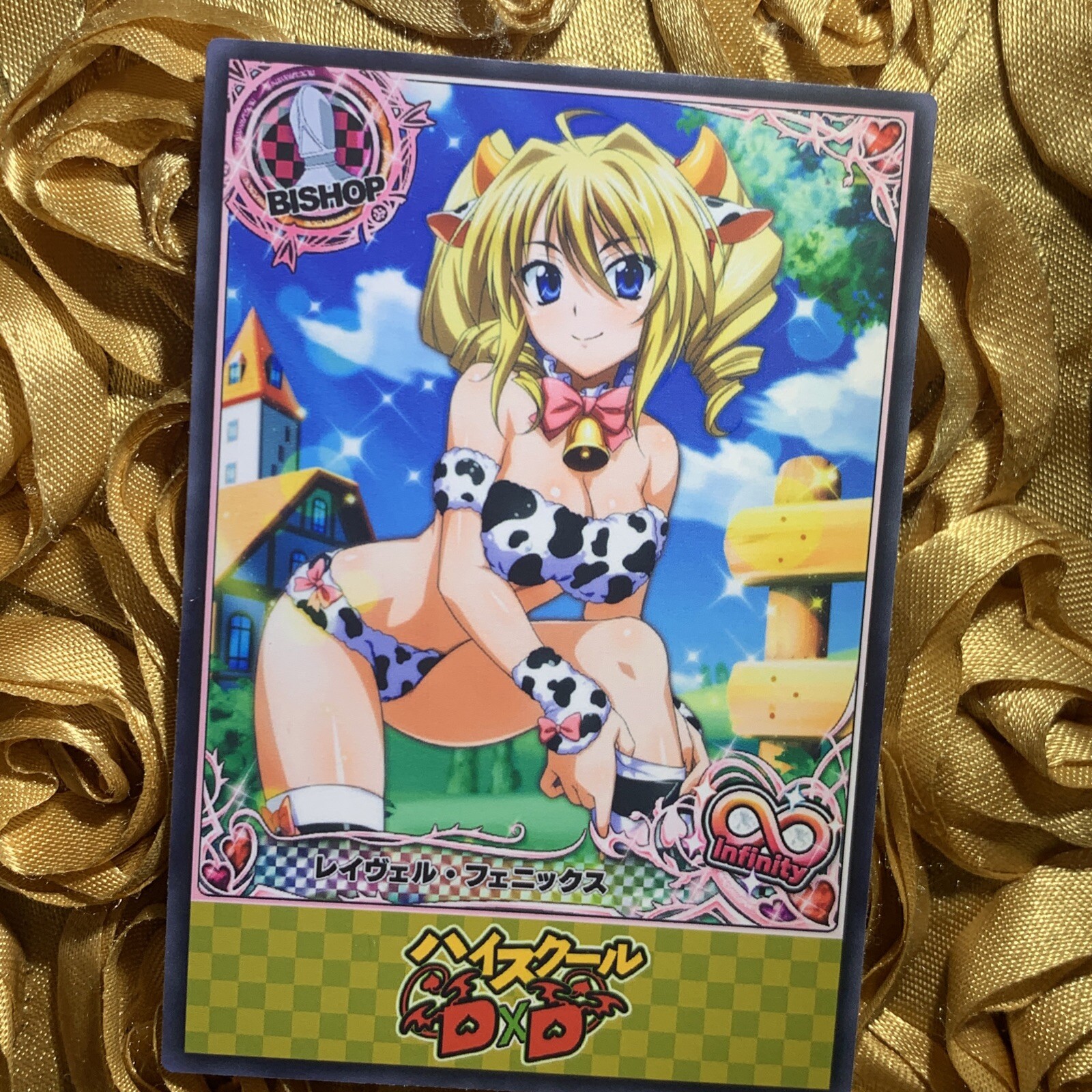 Ravel Phoenix High School DxD Kitty Goddess Anime Waifu Girl Card Infinity