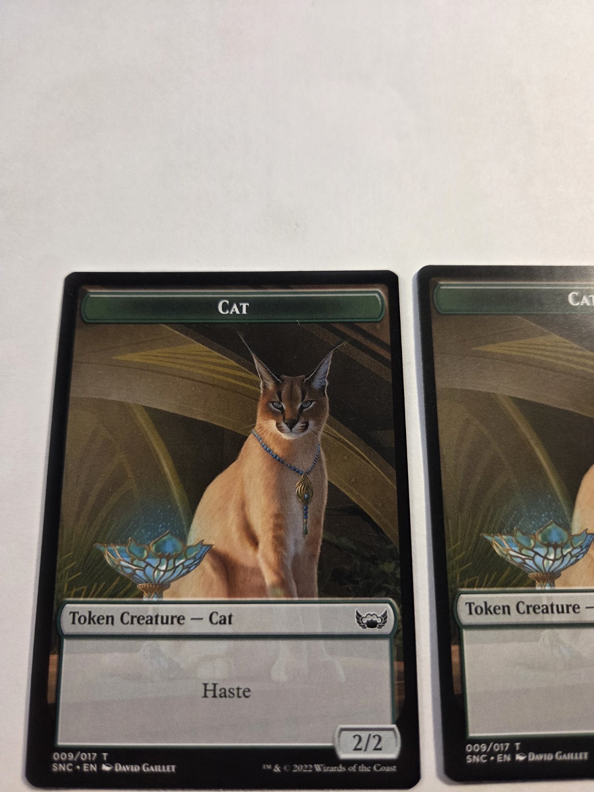 Cat Token Streets of New Capenna Regular Magic The Gathering X2