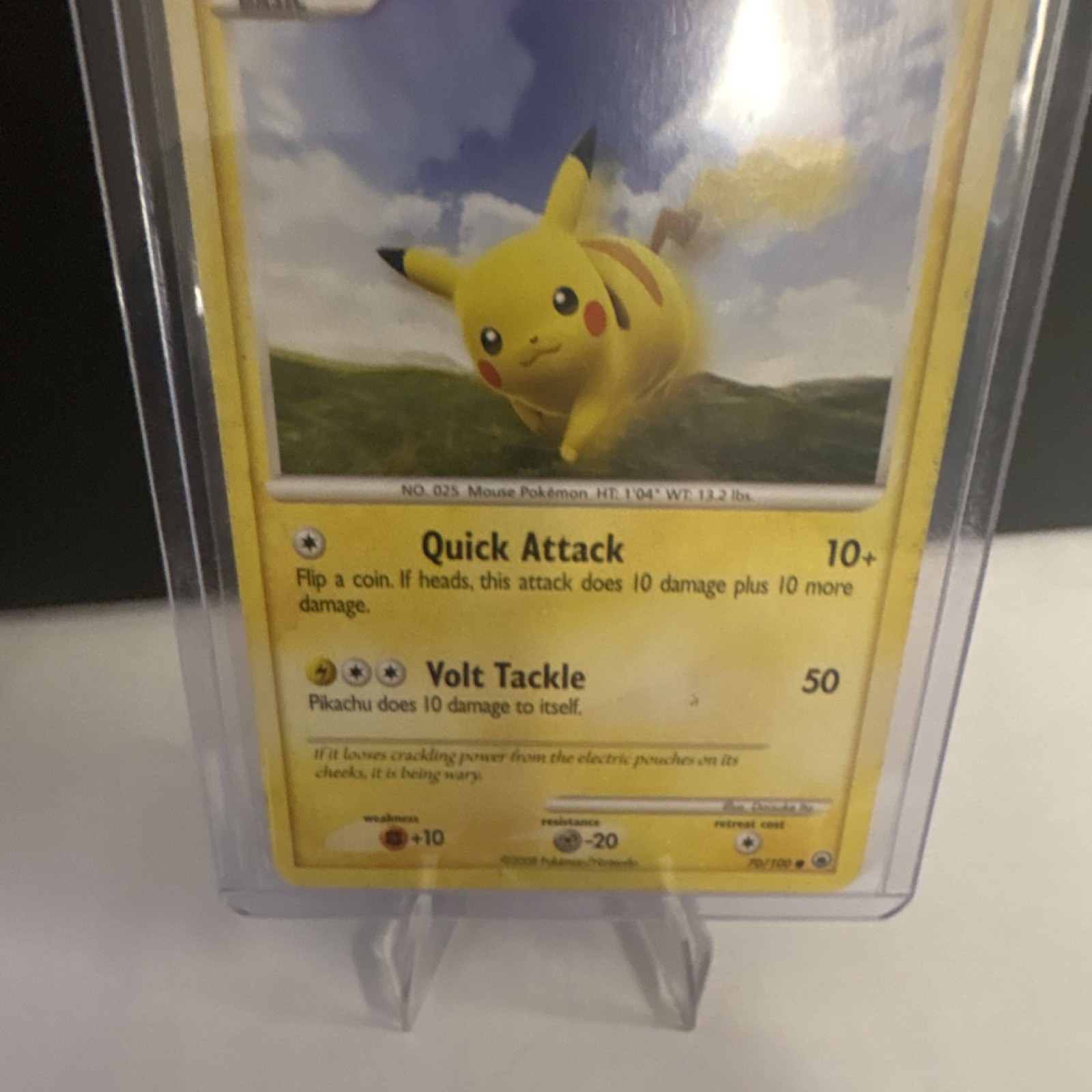 The Pokémon Company Pikachu 70/100 Majestic Dawn Common Regular 60HP Eng Ito