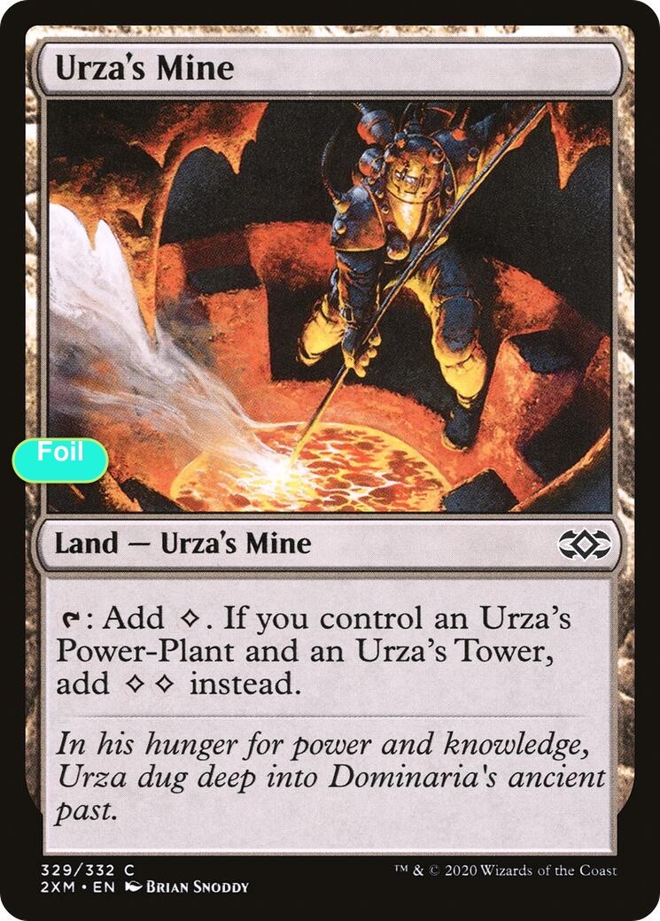 Urza’s Mine – Foil – 2XM – 329 NM/LP