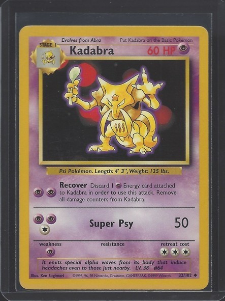 Base Set #032/102 Kadabra