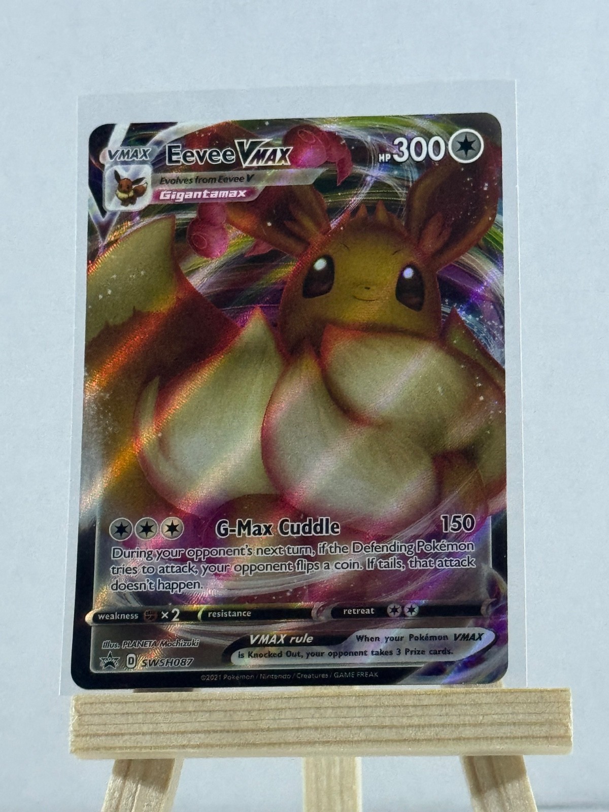 Eevee VMAX SWSH087 SWSH: Sword & Shield Promo Cards Holo