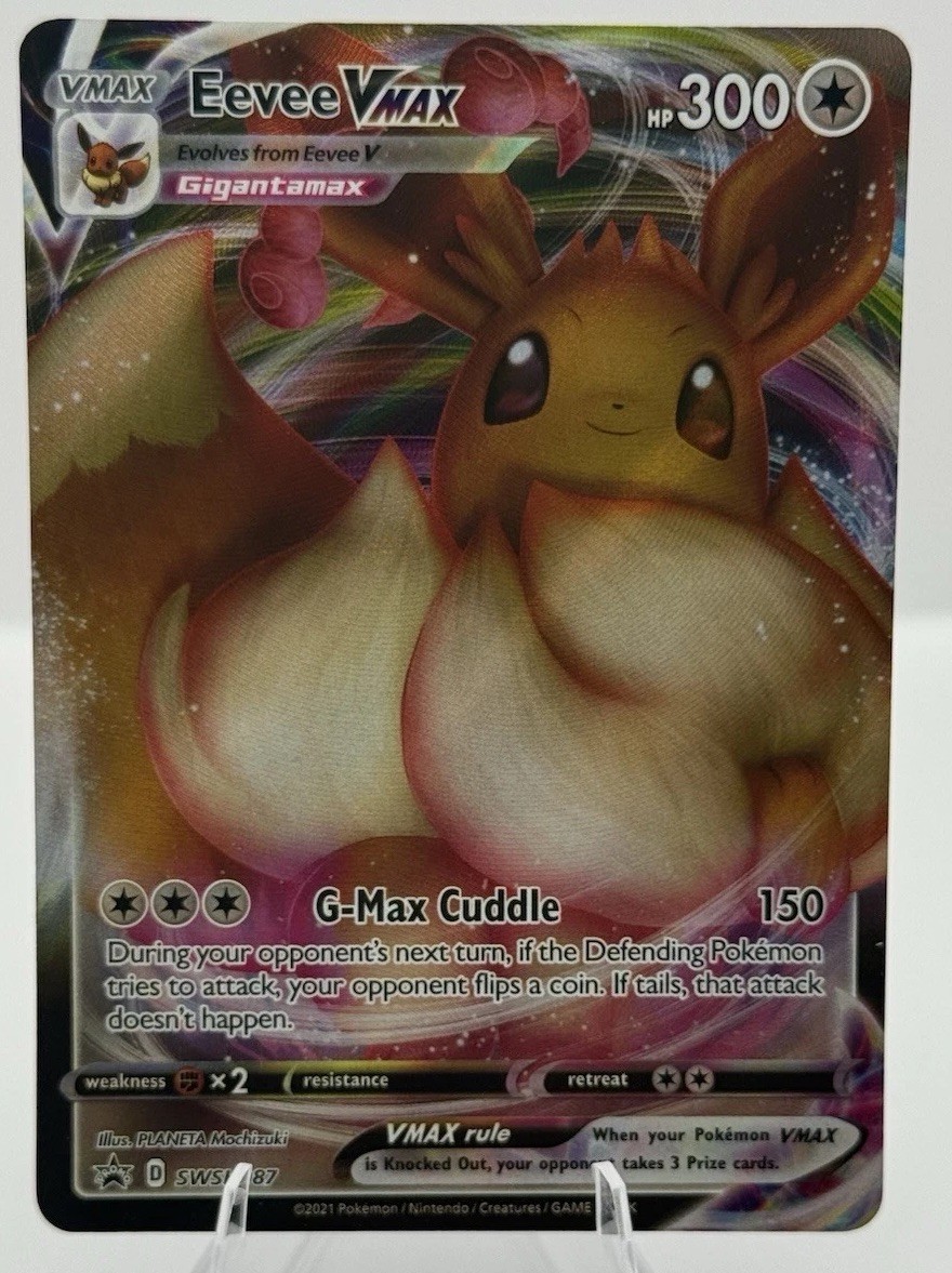 Pokemon Eevee VMAX Holo Promo SWSH087 Sword & Shield 300 HP English