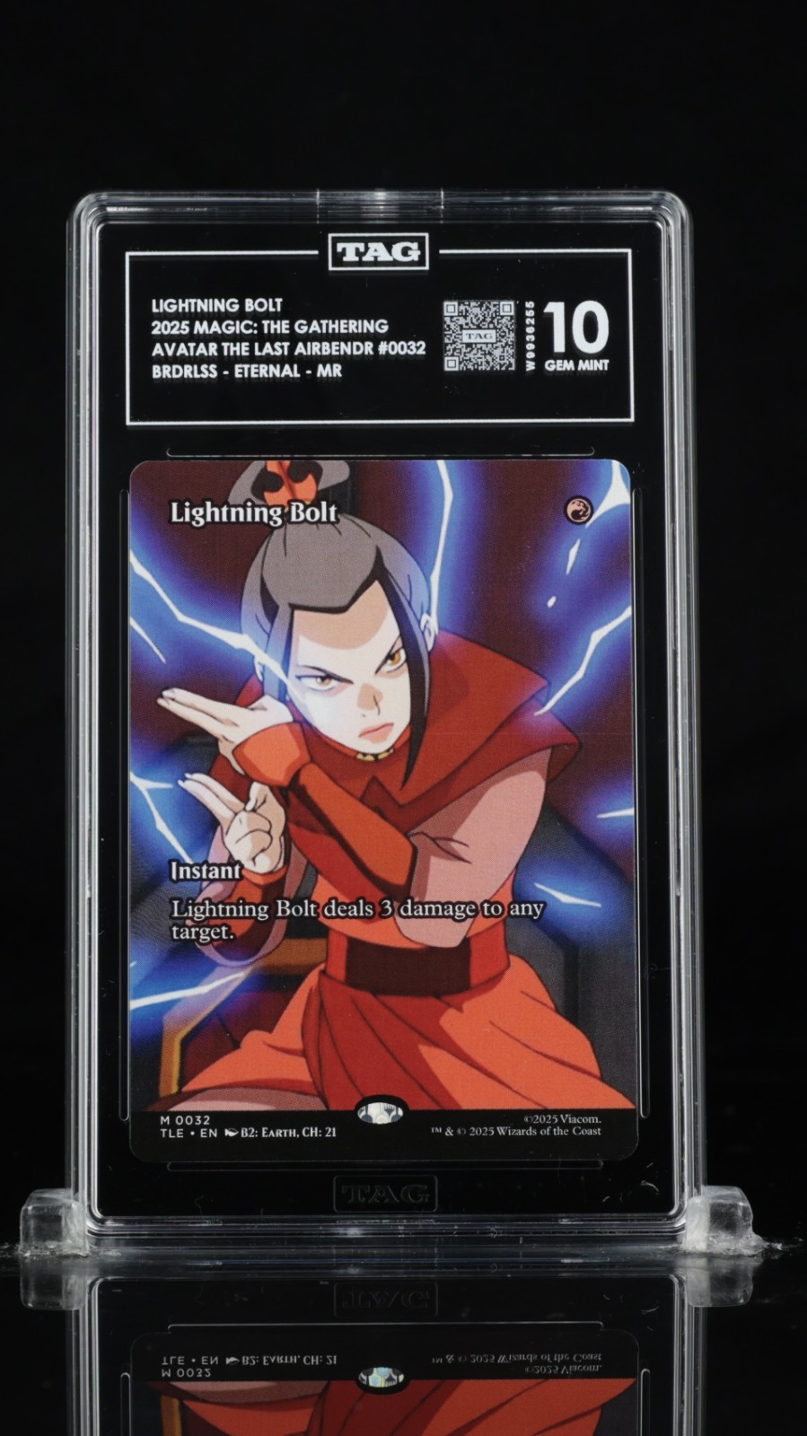 TAG 10 Lightning Bolt (Borderless) Avatar: The Last Airbender: Mtg