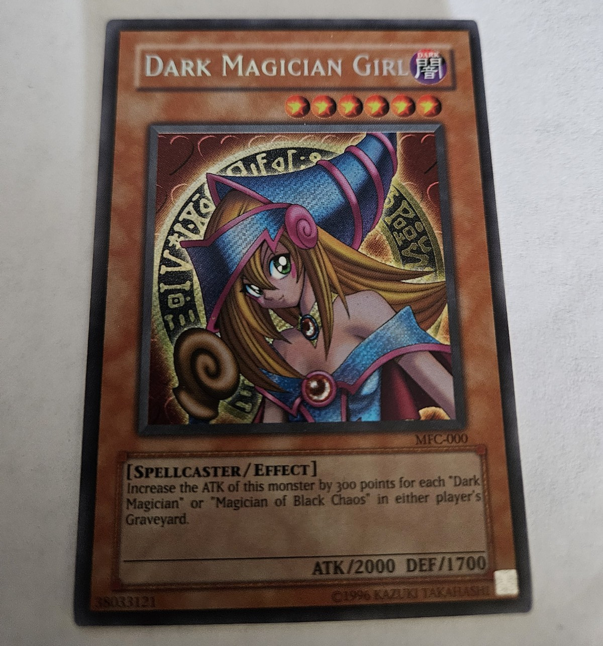 Konami Yu-Gi-Oh! Dark Magician Girl MFC-000 Magician’s Force Unlimited Rare