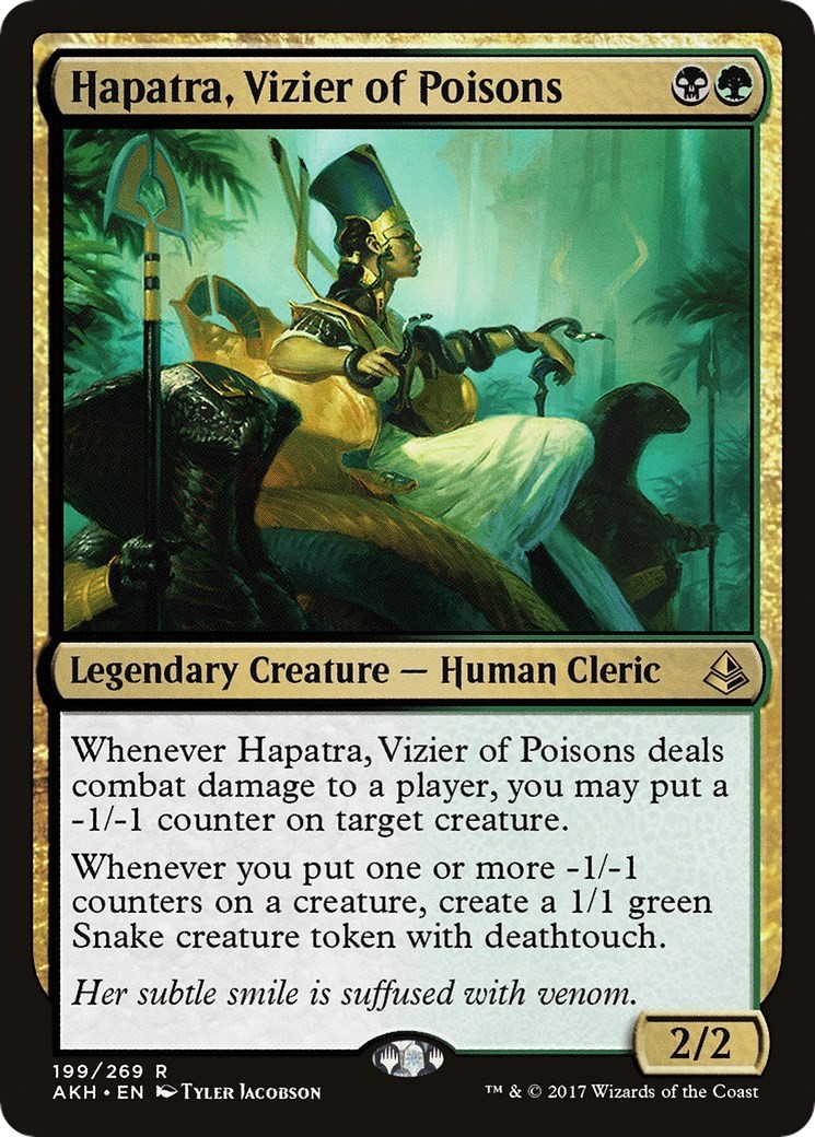 LP – Hapatra, Vizier of Poisons [AKH – 199] Amonkhet