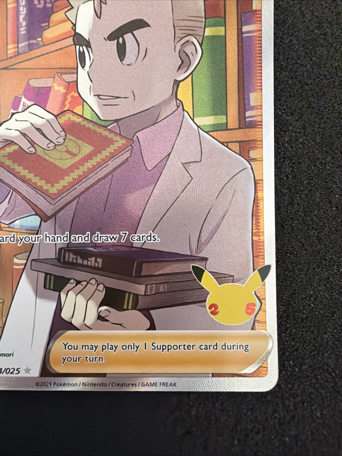 Professor’s Research 024/025 Celebrations 25th-FULL ART Holo Pokemon TCG NM #LA4