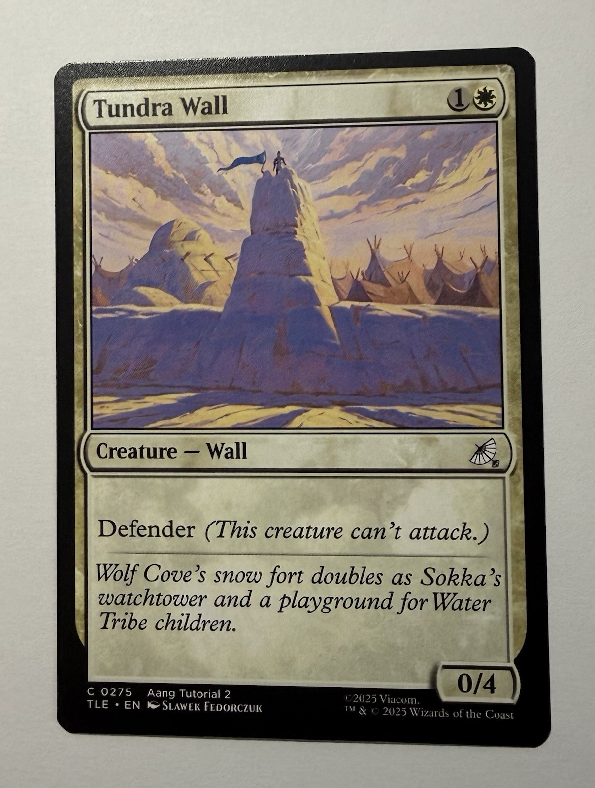 Tundra Wall (0275) TLE 275 MTG Avatar: The Last Airbender: Eternal-Legal Common