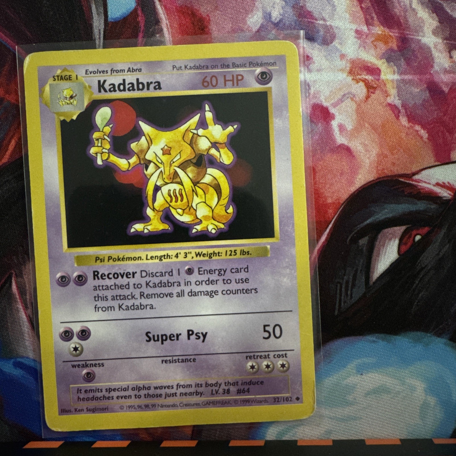 Kadabra 032/102 Base Set (Shadowless) Regular
