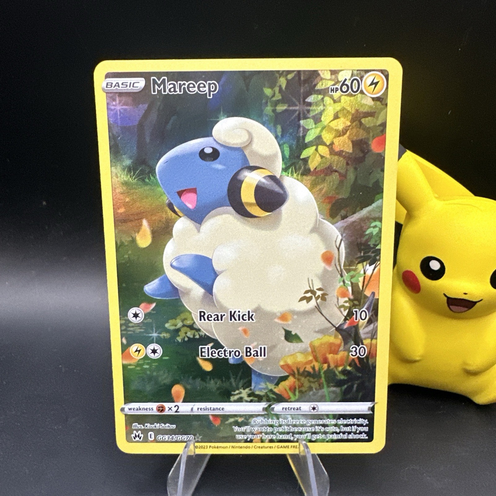 Mareep GG34/GG70 SWSH: Crown Zenith: Galarian Gallery Holo NM